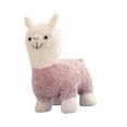 thumbnail image 4 of Alpaca Stool Bench Alpaca Plush Doll Portable Cartoon Animal Footstools Footrest Violets, 4 of 9