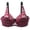 Wine, variant on CFXNMZGR Plus Size Strapless Bra for Large Breasts Women's Push-up Bra with Dreamwire, No-Poke Underwire Push-up Bras for Women, Convertible, Demi Coverage (Black,100C)