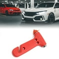 thumbnail image 4 of Hammer Breaker Escape Tool Shell Emergency Glass Window Breaking Red Plastic for Auto Car, 4 of 4