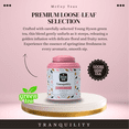 thumbnail image 4 of McCoy Teas Tranquility Flavored Green Tea Loose Leaf Blend, 100g Can, 4 of 6