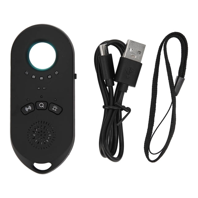 Detector de cámara oculta Mini LED ligero con carga USB buscador de cámara portátil con visores infrarrojos