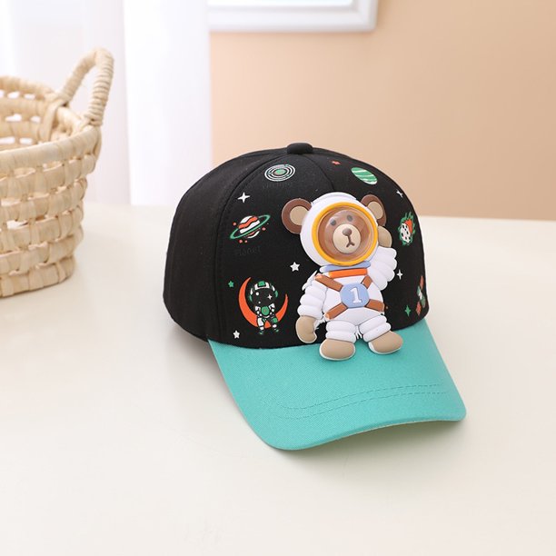 Doitbest-gorra de béisbol con visera para niño y niña, gorro de béisbol con diseño de astronauta, snapback de 2 a 7 años, 2022 Fivean unisex