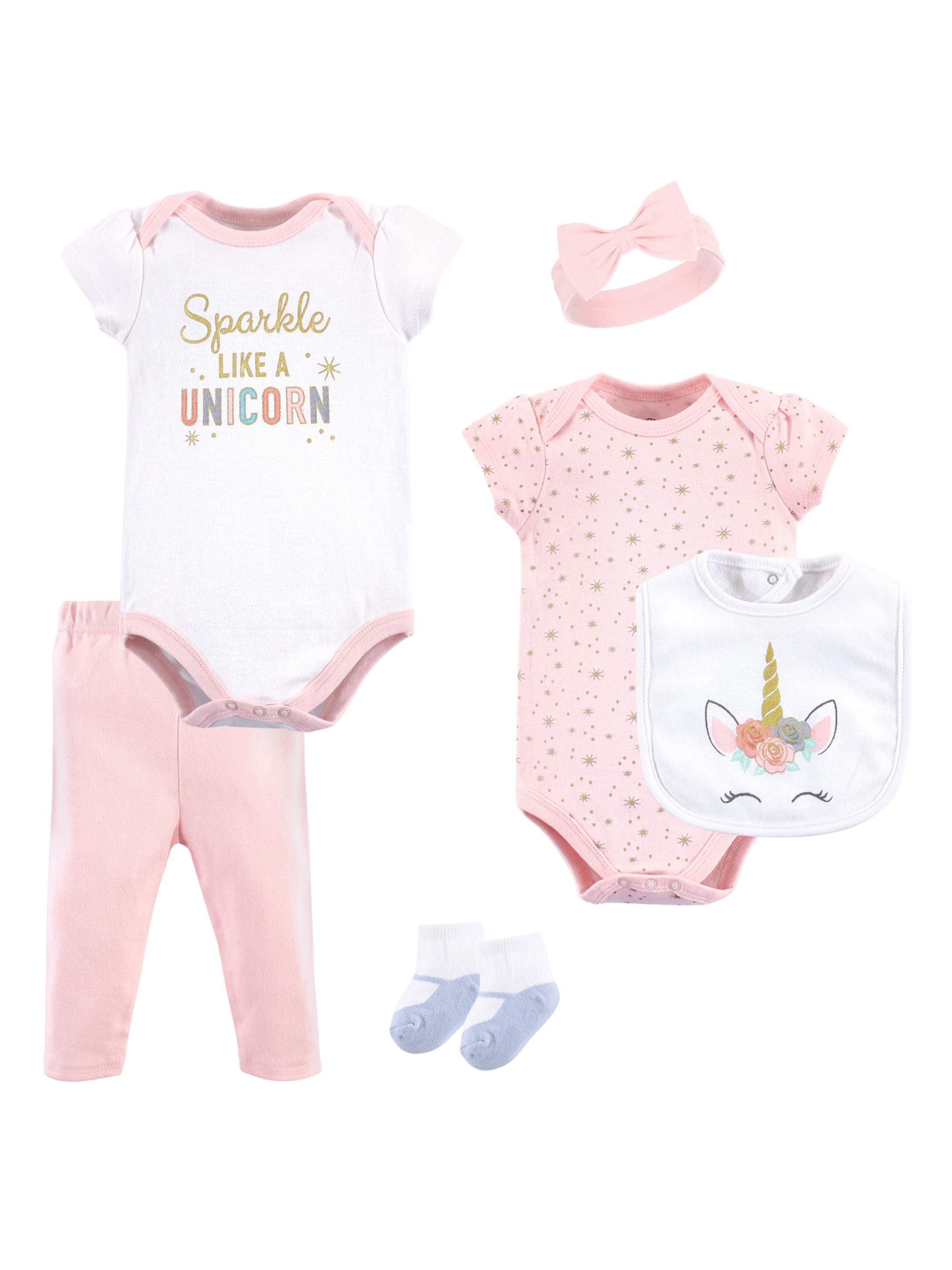 Little Treasures Little Treasure Baby Girl Baby Shower Layette Set