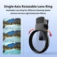 52mm Clip-On CPL Polarizing Filter for Smartphone HD Camera Lens ...