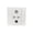 RJ45 CAT5E, variant on CEORPER 4Port Multimedia Wall Plate For TV9.5 RJ45 F Connectors Easy Direct Plugs