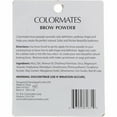 thumbnail image 2 of Colormates Eyebrow Powder, Grey/Soft Black 61631, 0.06 oz, 2 of 2