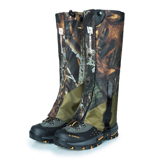 polainas impermeables de camuflaje para serpientes, para exteriores, senderismo, acampada, protección contra mordeduras de serpientes, protección para piernas.