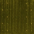 thumbnail image 1 of Ahgly Company Indoor Square Abstract Yellow Contemporary Area Rugs, 5' Square, 1 of 4
