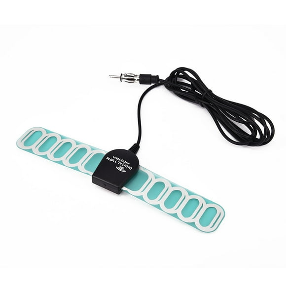 Antena de coche de 12 V, antena interna para automóvil, señal de radio FM, amplificador de señal de antena mejorado