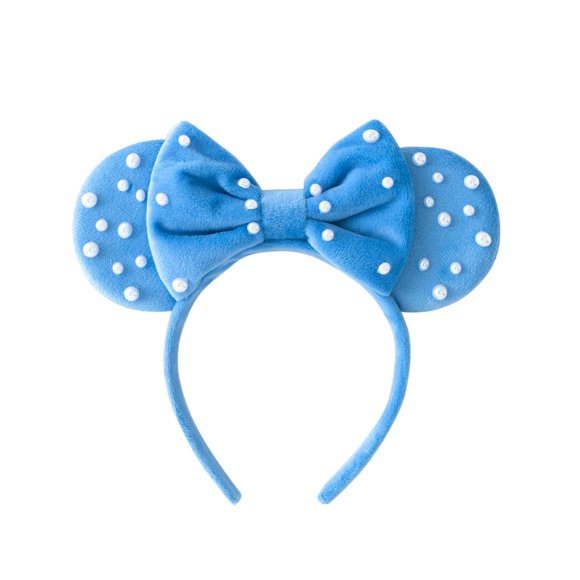 Diadema KARETT Pearl Mouse con forma de lazo y forma de lazo brillante para fiestas