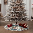 thumbnail image 6 of Balery Train Printed Christmas Tree Skirt , Merry Christmas Party Christmas Tree Decoration,Adjustable Tree Skirt-30", 6 of 8