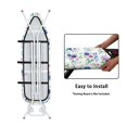 thumbnail image 4 of HELLHERO Ironing Board Covets Snug Fit 15"x54" Home Protective Cover Elastic Edge Ironing Board Cover, Flowers, 4 of 5