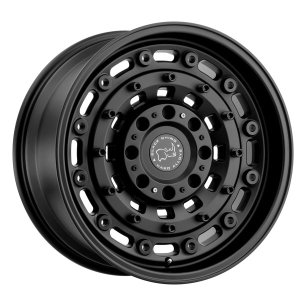 18x9.5 Black Rhino Arsenal Textured Matte Black Wheels 8x180 (12mm) Set ...