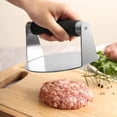 thumbnail image 3 of Ruiboury Delicious Burgers With Ease Using Stainless Steel Press Metal Hot Handles, 3 of 6