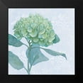 thumbnail image 2 of Grove, Beth 20x20 Black Modern Framed Museum Art Print Titled - Blue Hydrangea I, 2 of 5