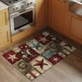 thumbnail image 3 of Texas Star Vintage Bathroom Rug Washable 2x3 Entryway Rug Non Slip Country Star Western Cowboy Front Door Mat Low Pile Indoor Doormat Throw Floor Carpet for Kitchen Bedroom Entrance, 3 of 8