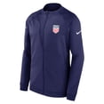 thumbnail image 2 of Men's Nike Navy USMNT 2022 Academy Pro Anthem Performance Raglan Full-Zip Jacket, 2 of 3