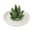 thumbnail image 2 of Organizador de platos decorativo con soporte de cerámica de aloe para joyas, ideal para mujeres y niñas. Estilo 2, 2 of 9