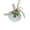 Green, variant on Artistic Handmade Sea Glass Angelic Ornament With Shell And Beads Ribbon Bowknot Wall Pendants Coastal Decors
