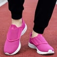 thumbnail image 5 of AUDeals Diabetic Shoes for Men and Women, Extra Wide Slip On Sneakers with Adjustable Closure for Swollen Feet (Hot Pink, 9.5), 5 of 7