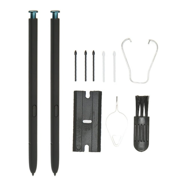 Ensemble de 2 Stylos à Stylet Intelligent avec 5 Pointes pour Samsung Galaxy S22 S22 Ultra 5G Vert