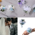 thumbnail image 2 of Artificial Rose Chest Flower Wrist Corsage Accessory Set For Ceremonial Event, 2 of 17