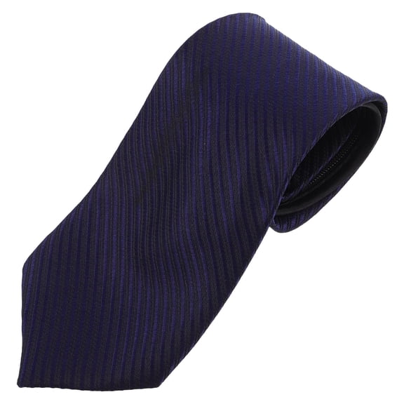 EXHUMKY Men's Zipper Tie Dark Blue 1Set Sleek Design Stain Resistant Polyester For Daily Office Wear