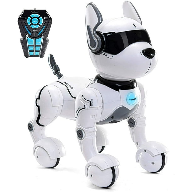 Jouet de robot intelligent pour enfants, télécommande interactive pour  animal de compagnie avec talkie-walkie et programme rc sans fil
