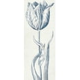 thumbnail image 2 of Wild Apple Portfolio 10x18 Black Ornate Wood Framed with Double Matting Museum Art Print Titled - Eden IV  Indigo and White, 2 of 4