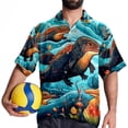 thumbnail image 4 of Platypus Men's Short Sleeve Casual Printed Button Down Beach Shirts - Summer Fashion Tops, 4 of 6