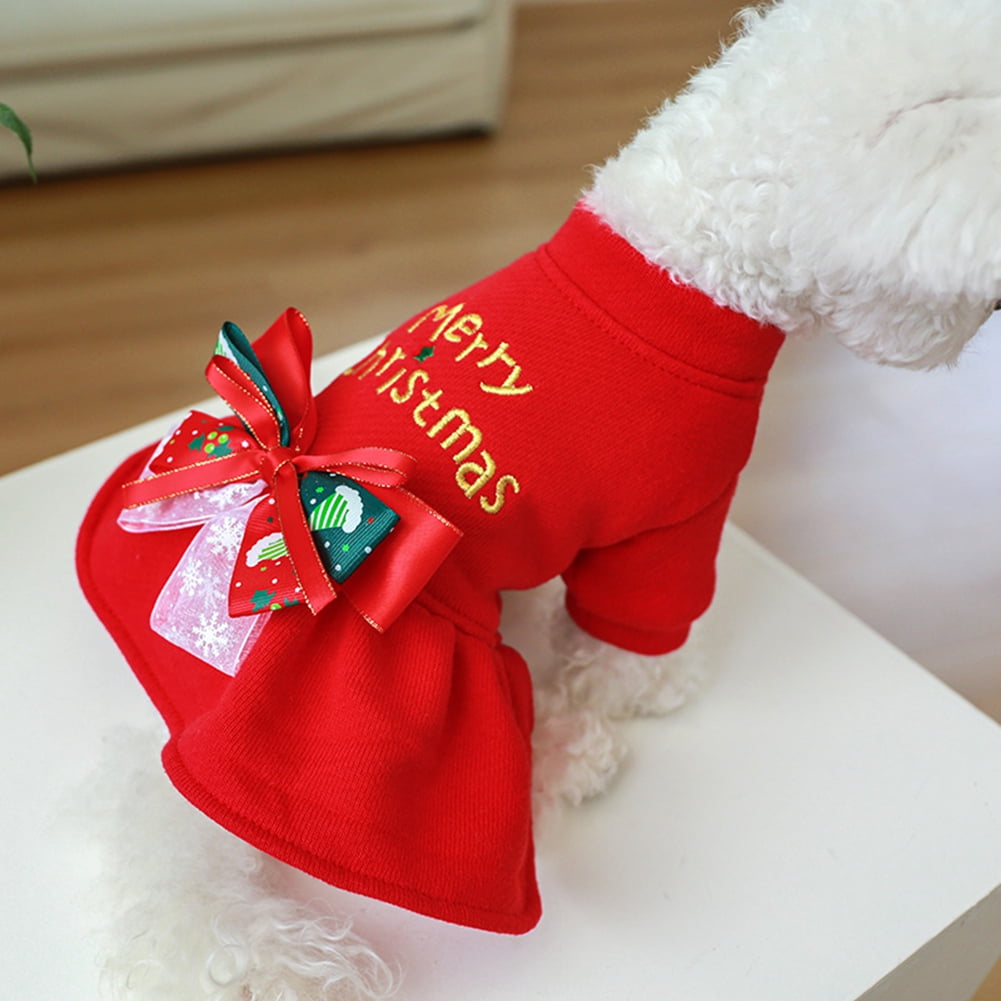 white christmas dresses Festive Red Plaid Dog Dress main image 0