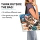 thumbnail image 2 of Balery Playful Cat Bolsa Tote Estilo Estético con Cremalleras, Bolsa de Hombro, Bolsa de Compras Grande y Plegable, 2 of 8