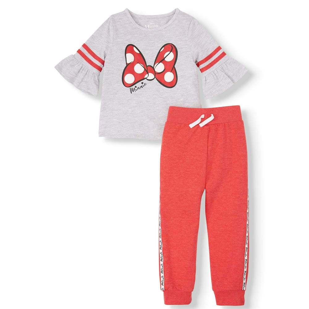 minnie mouse jogger set