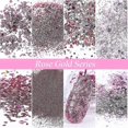 thumbnail image 3 of Nail Art Sequins Glitter - Festive Rose Gold Pink Nail Flakes, 3 of 5