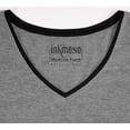 thumbnail image 7 of Inkmeso Women V-Neck Short Sleeve Dresses Solid Casual Loose Fit T-Shirt Sports Tunic Short Dress, 7 of 7