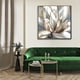 thumbnail image 5 of Cuadro Decorativo moerno Flor Elegante Marco Dorado Blanca Impresion Digital Texturizada Listo para Colgar Maxigráfica Shop Cuadro Flor Elegante, 5 of 6