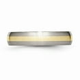 thumbnail image 3 of Titanium Real 14kt Yellow Inlay 5mm Brushed Band Size: 6; for Adults and Teens; for Women and Men, 3 of 6
