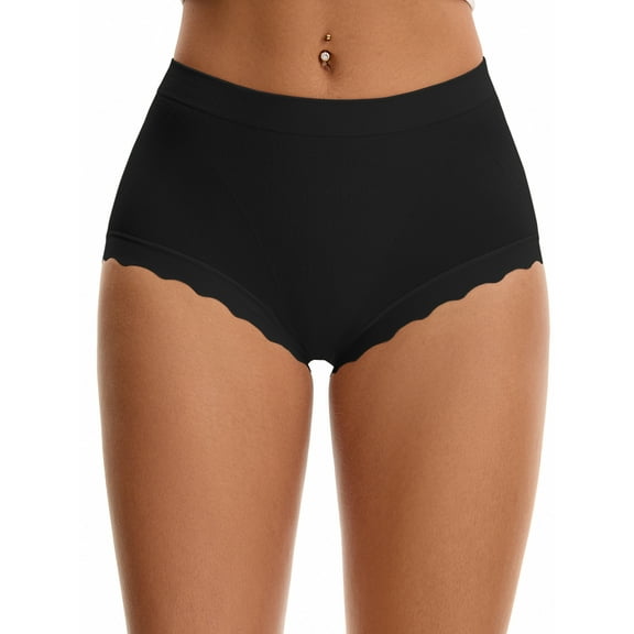 Unique Bargains High Waisted Tummy Control Briefs M Black