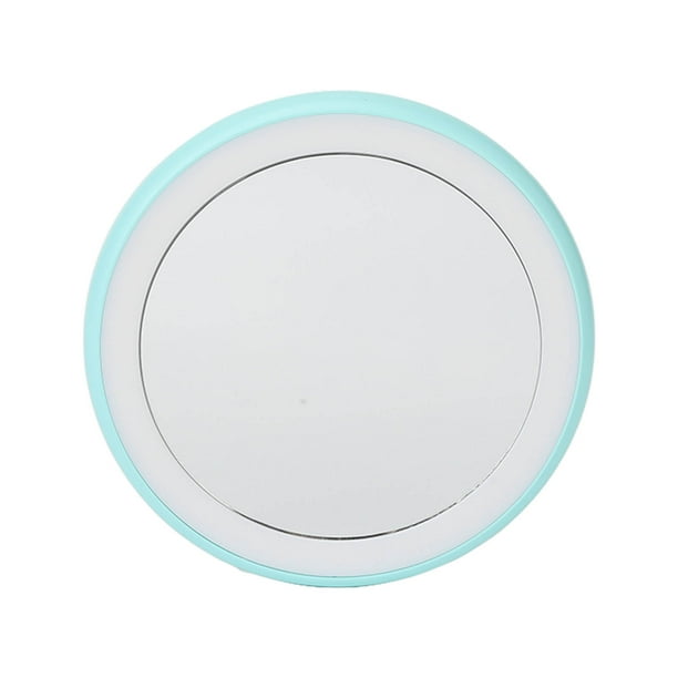 Espejo de bolsillo con luz LED, 12 chips de luz LED Espejo de maquillaje de viaje con luz LED Espejo de maquillaje de viaje compacto optimizado para la excelencia