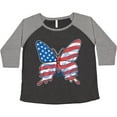 thumbnail image 3 of Inktastic Patriotic Butterfly Women's Plus Size T-Shirt, 3 of 5