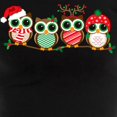 thumbnail image 3 of CafePress - Christmas Owls - Women's Dark Pajamas, 3 of 4