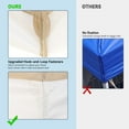 thumbnail image 4 of Yescom 8x8Ft 2-Tier Gazebo Top Replacement UV30+ for 2 Tier Outdoor Patio Canopy Cover Party Backyard Garden Ivory+Sand, 4 of 9
