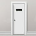 thumbnail image 5 of Uxcell 9"x3" ENTRANCE Sign Acrylic Self Adhesive Door Sticker Wall Sign Black, 5 of 5