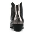 thumbnail image 4 of Journee Womens Taliah Western Low Cut Pointed Toe Cuban Heel Comfort Ankle Booties, Widths Available, 4 of 9