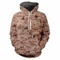thumbnail image 4 of Sudadera con capucha con estampado 3D de camuflaje de jungla para hombre, sudadera urbana holgada e informal para deportes al aire libre, sudadera de manga larga para primavera y otoño, 4 of 5