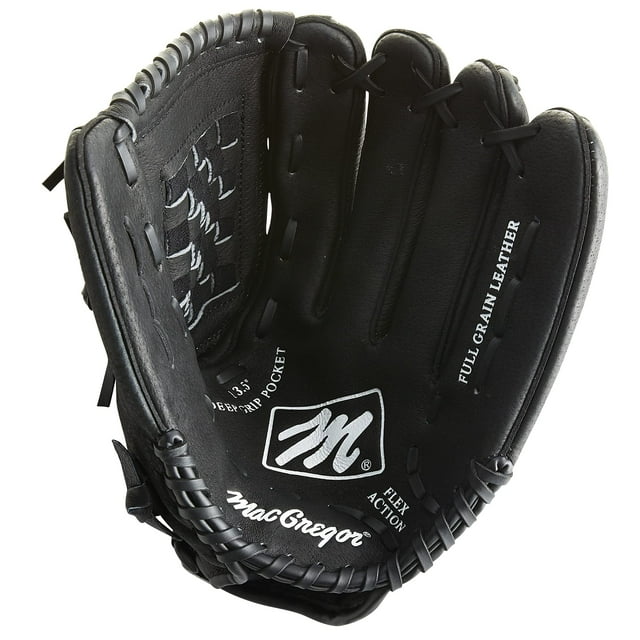 Guante de softball MacGregor, lanzador de mano derecha, piel de vacuno