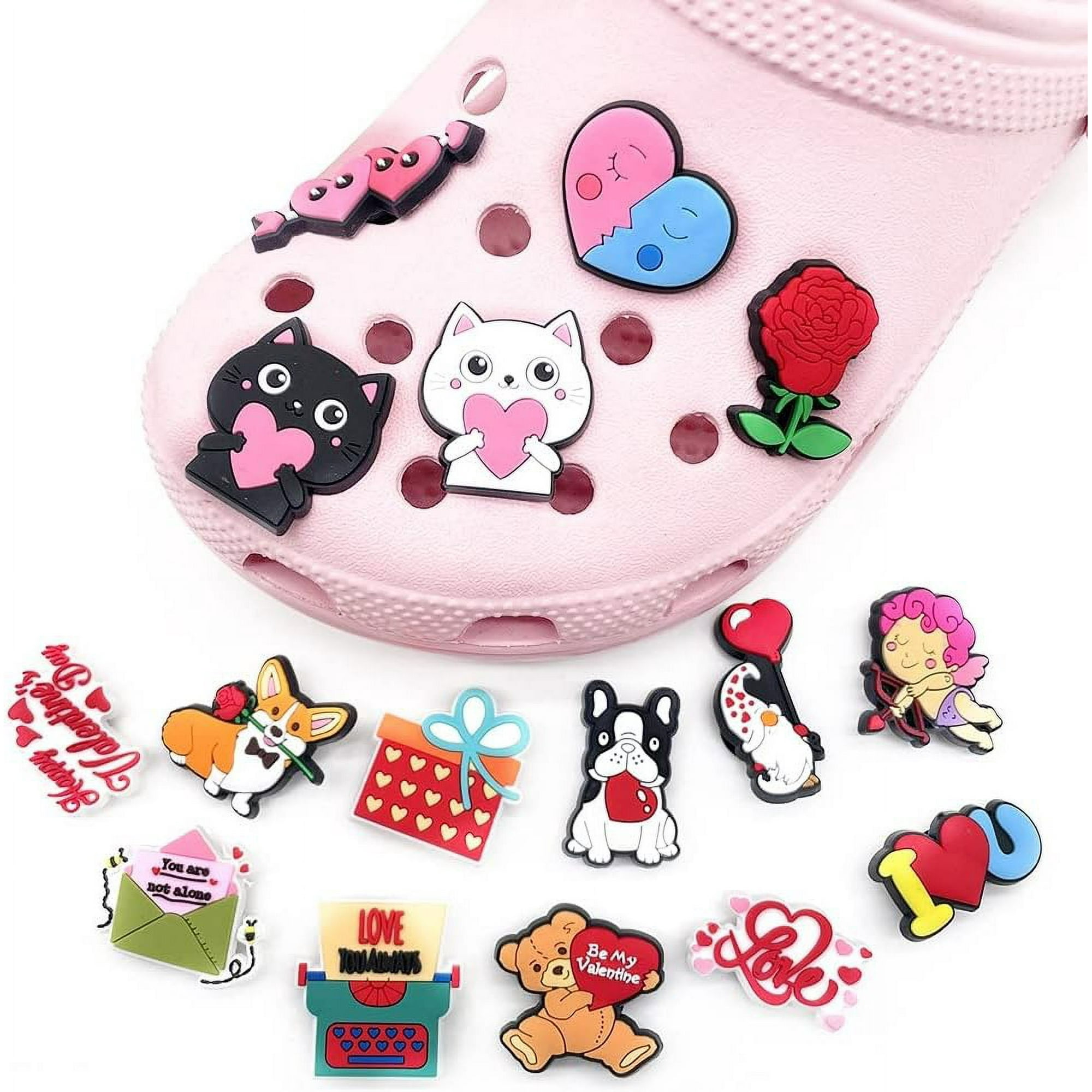 HSHDLDF Shoe Charms Decoration for Shoes-DIY Alloy Crocs Buttons