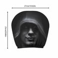 thumbnail image 3 of 4 Pack Car Headrest Cover, Halloween Scary Face Printing Car Seat Headrest Cover, 3 of 6