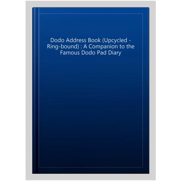 Dodo Address Book (Upcycled RingBound)