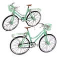 thumbnail image 4 of Mini Bicycle Model, Alloy Retro Style Finger Bicycle Model Desktop Classical Bicycle Toy Green Bike Ornament For  Decoration, 4 of 8